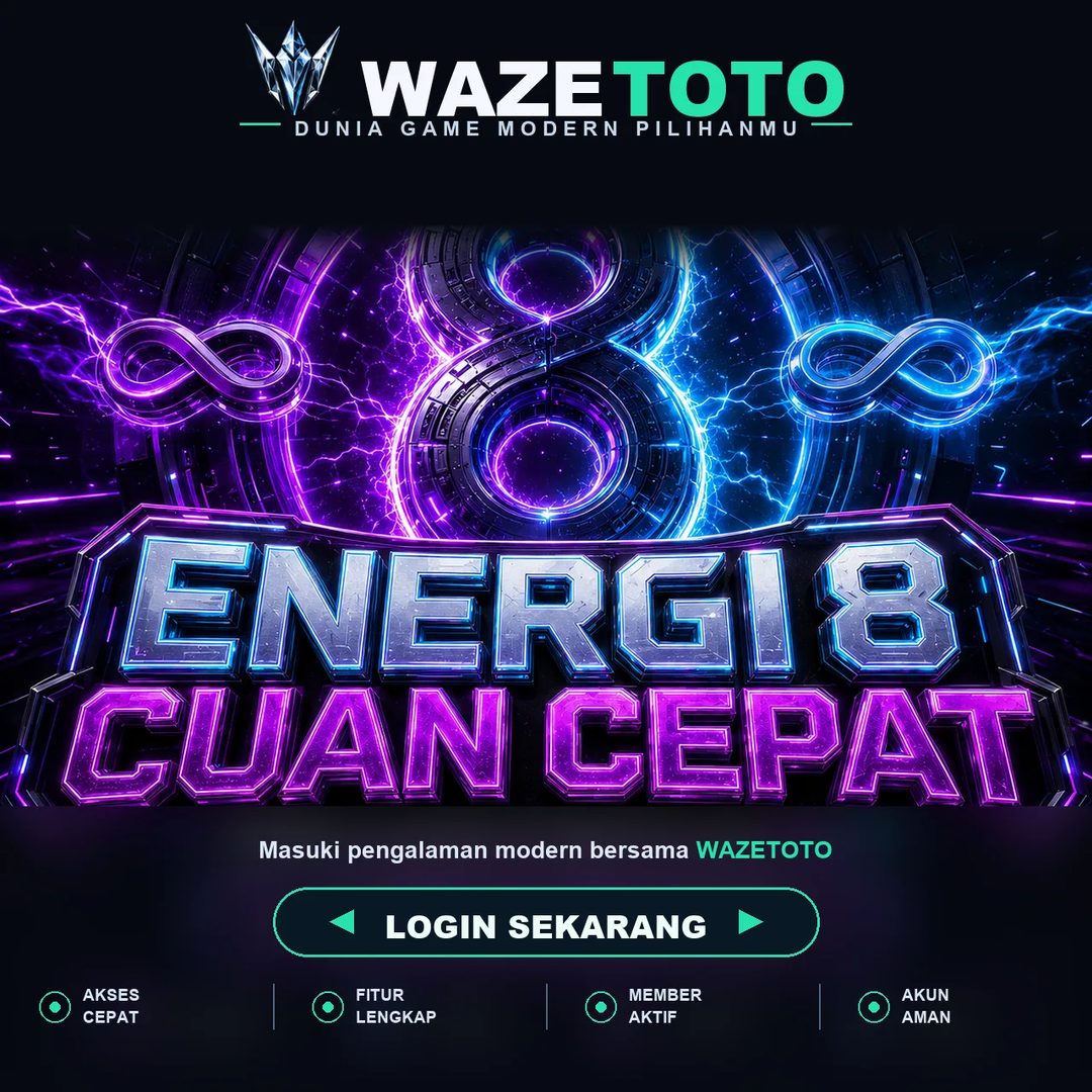 Banner WAZETOTO — ilustrasi layanan dan kategori permainan